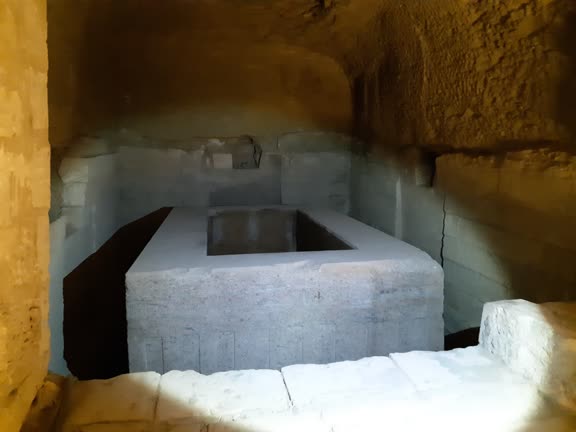Sacrophag in the Serapeum without cover