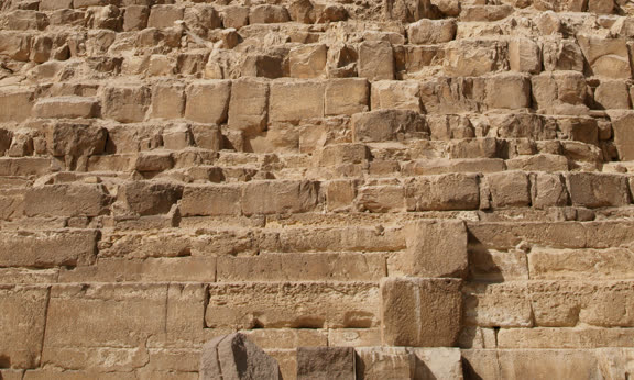 Khafre's Pyramid - side