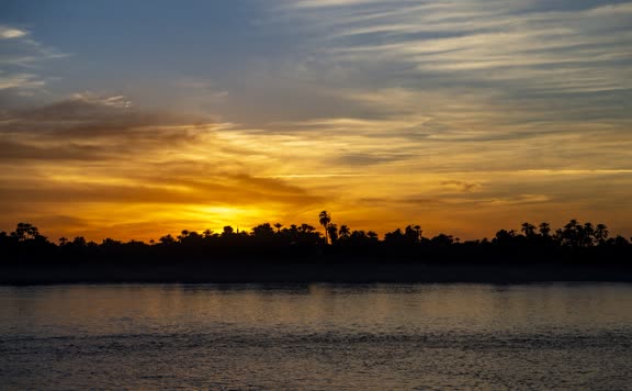 Sunset on the Nile