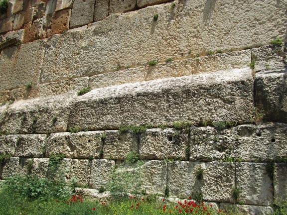 Temple of Jupiter, West wall, Trilithon, Baalbek 20568