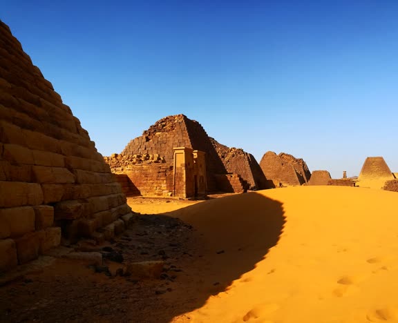 Pyramids of Meroe in Bajrawiya, Sudan 13